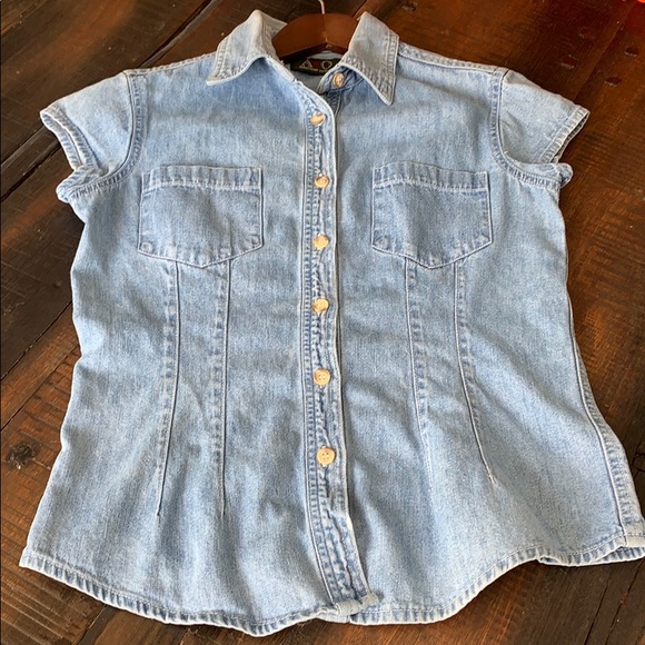 Vintage Denim fitted top - Picture 6 of 7